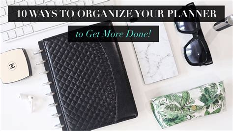 10 Ways To Organize Your Planner To Get More Done Strange Charmed