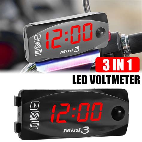 Therye Horloge Lectronique De Moto Affichage Num Rique LED Montre