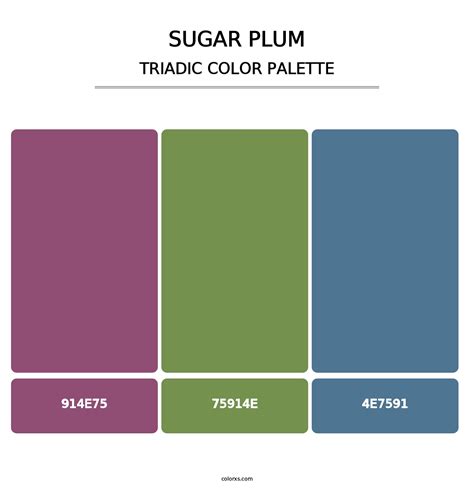 Sugar Plum Color Palettes