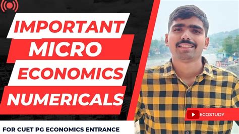 Important Microeconomics Numericals For Cuet Pg Economics