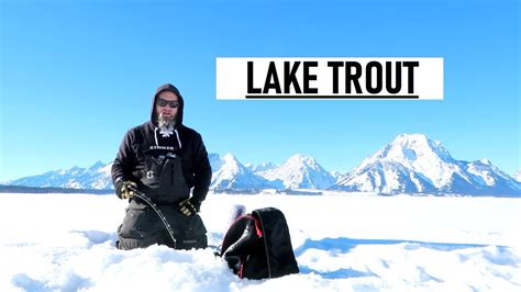 Gorgeous Scenery Ice Fishing In Wyoming 15 Degrees Youtube