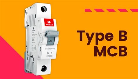 Type B Miniature Circuit Breaker Type B MCB