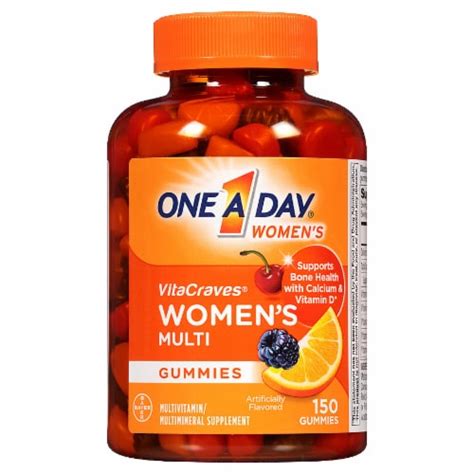 One A Day Womens Vitacraves Multivitamin Gummies 150 Ct King Soopers