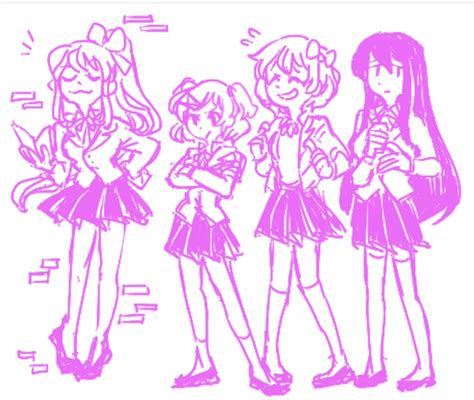 NikkiCrystal On Twitter RT Izusketches Doki Doki Literature Club