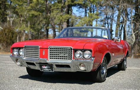 1972 Oldsmobile Cutlass Convertible 350 Rocket V8 Automatic A C Preserved For Sale