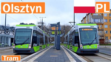 OLSZTYN TRAMS Tramwaje W Olsztynie 2024 4K YouTube