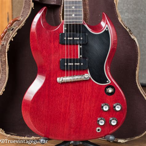 Vintage 1961 Gibson SG Special Cherry Red – True Vintage Guitar