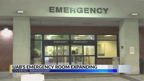 UAB Hospital Planning To Expand Adding Additional Emergency Rooms