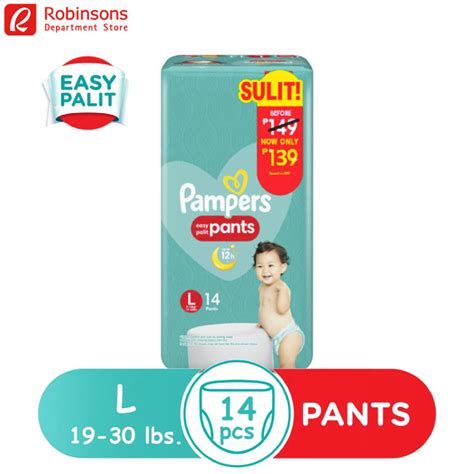 Pampers Baby Dry Pants Economy Large S Edlp Lazada Ph