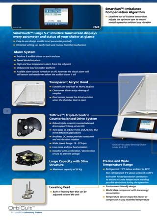 Esco Orbicult Laboratory Shakers PDF