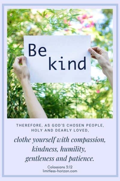 Clothe Yourself With Kindness Limitless Horizon