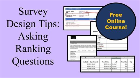 Survey Design Tips Should You Use A Ranking Question Free Online