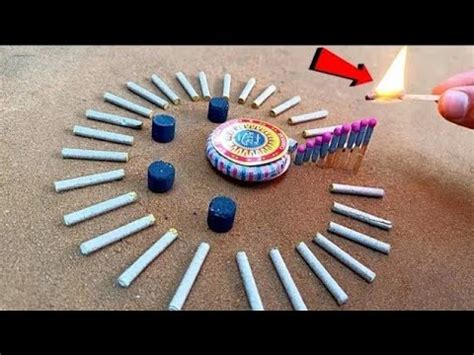 Matchstick Chain Reaction Domino Vs Diwali Rocket CrackersAmazing