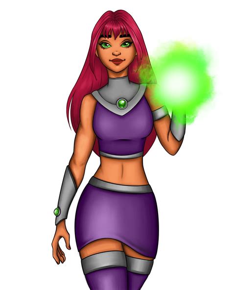 Artstation Starfire Teen Titans