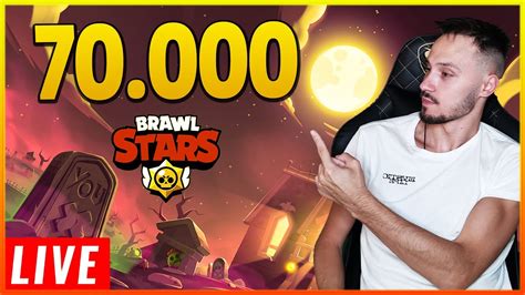 Κάνω Push 70k Trophies Brawl Stars Live Greek Nomercy Youtube