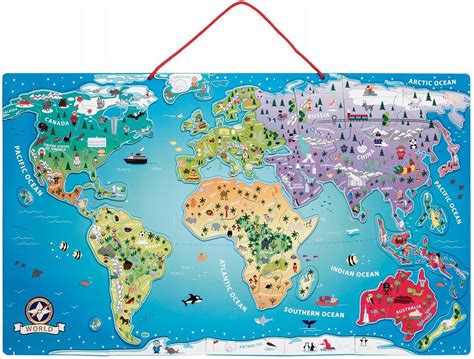 Playtive Tablica Magnetyczna Mapa Świata 76X45 Ceny i opinie Ceneo pl