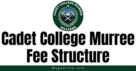 Cadet College Murree Fee Structure 2024 - 2025