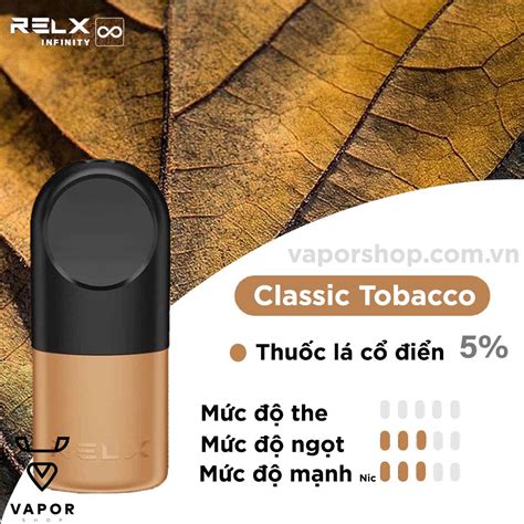 Bán RELX POD PRO CLASSIC TOBACCO chính hãng giá rẻ nhất ở tại tphcm