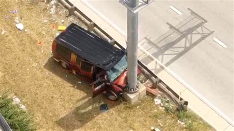 Sheriff Man Died After Van Struck Cement Sign On I 94 Wb At 16th