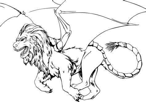 Manticore By Ladyofhats Openclipart