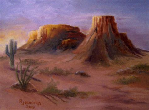 Sunny's Fine Art Studio: Desert Sunset 30Paintings/30 Days #7