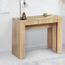 Idmarket Table Console Extensible Orlando Personnes Cm Bois