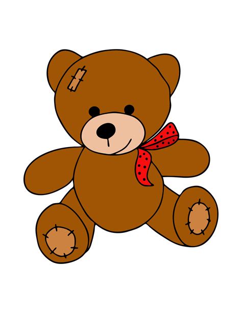 Urso Teddy Uma Ilustra O Vetorial De Um Lindo Ursinho De Desenho