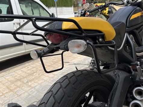 Full Set Rear Luggage Carrier And Racks For Saddlebags Ducati Scrambler