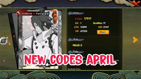 Legendary Heroes Revolution New Giftcodes April Naruto RPG