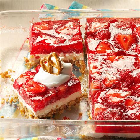 The Top 30 Ideas About Strawberry Pretzel Jello Dessert With Fresh