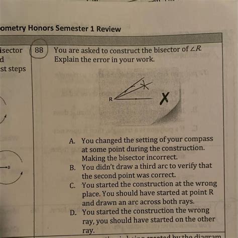 You Are Asked To Construct The Bisector Of Brainly