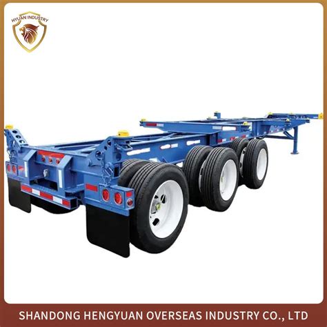 Ft Container Chasis Trailer Axles Ft And Feet Skeleton