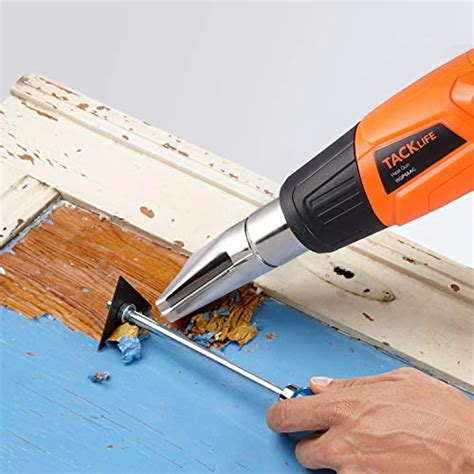 TACKLIFE Heat Gun 1500W 572 932 Dual Temperature Hot Air Gun Kit With Four Metal Nozzle