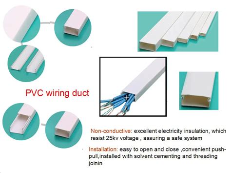 Pvc Wiring Duct (slotted)slotted Pvc Wire Duct,Pvc Square Wire Duct,Rectangular Plastic Ducting ...