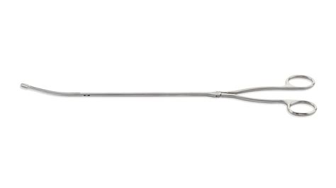 Vats Node Grasping Forceps Curved Left 11mm Oblong Serrat