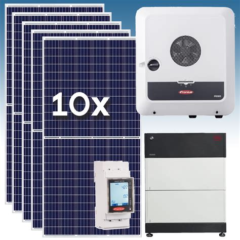 Kit Solar De Autoconsumo 4 5kwp Fronius Con Batería De Litio Byd 5 1kwh