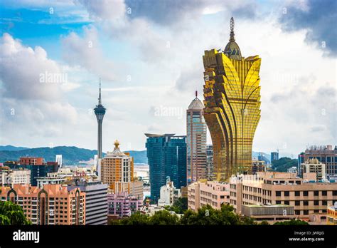 Macau, China city skyline Stock Photo - Alamy