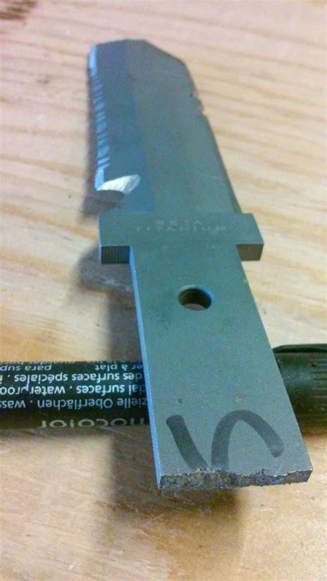 Forged titanium armor plate knives | BladeForums.com