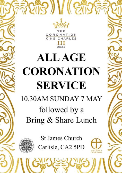 All Age Coronation Service St James Church Carlisle