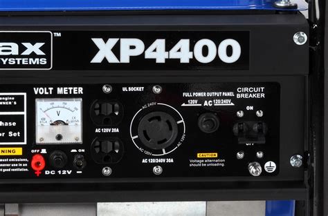 Duromax Xp4400 Ca 3500 Running Watts4400 Starting Watts