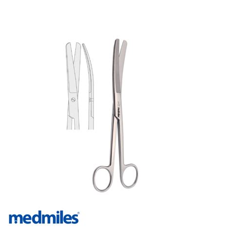 Standard Operating Scissors Curved Blunt Blunt Cm Medmiles