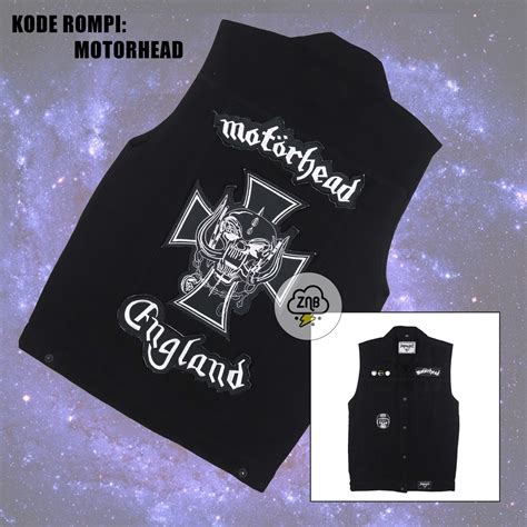 Jual Rompi Motorhead Rompi Motor Rompi Patch Bordir Rompi Denim Pria Dan Wanita Shopee Indonesia