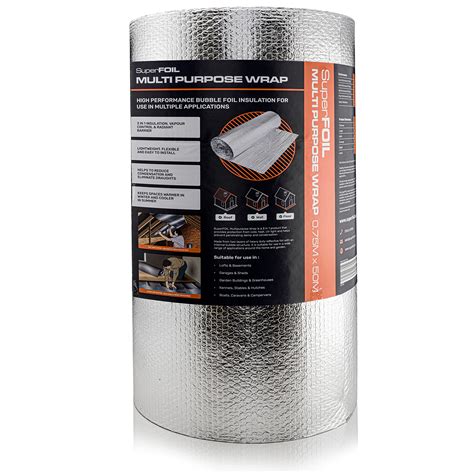 Buy Superfoil Foil Insulation Roll M X M Energy Saving Diy