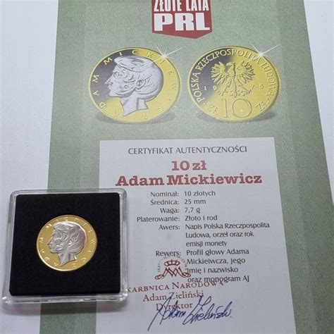 10 zł dziesięć złotych Adam Mickiewicz 1975 rok 12195660271