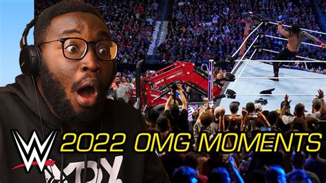 Wwe Top Omg Moments Of Reaction Youtube