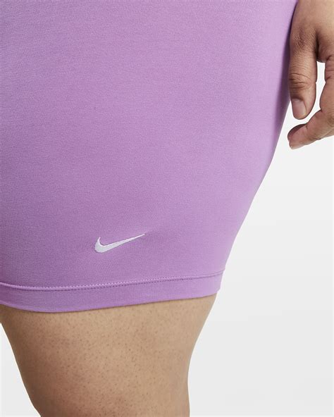 Nike Sportswear Essential Women S Mid Rise Bike Shorts Plus Size Nike IL