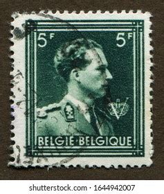 Belgium Circa Stamp Printed Belgium Stock Photo