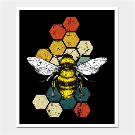 Bee Vintage Wall Art Print