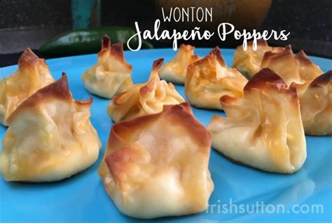 Wonton Jalapeño Poppers Recipe Simple Appetizer