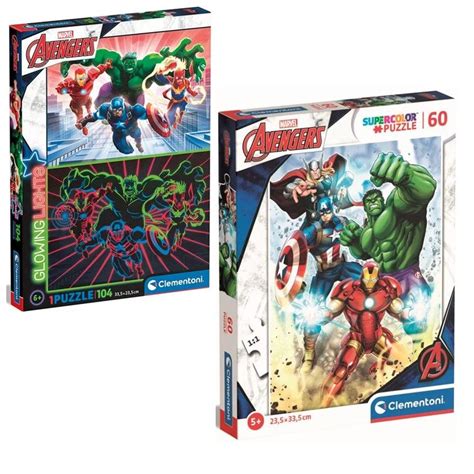 Clementoni Marvel Avengers And Piece Puzzle Bundle Shop Today